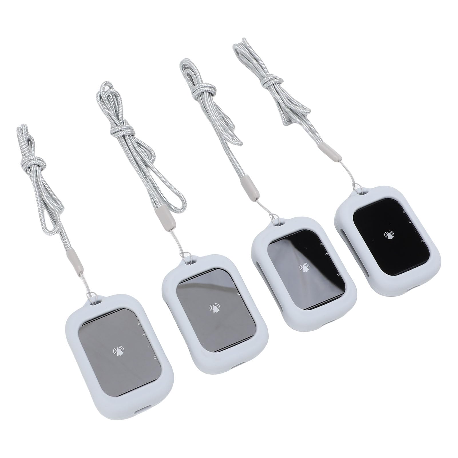 SUNGOOYUE Cercapersone Wireless per Ristoranti con 4 Ricevitori 800M a | Impermeabile IPX4, 3 modalità di Avviso, 433,92 MHz, Decodifica del Codice di Apprendimento, per Camion di Cibo o Attesa in