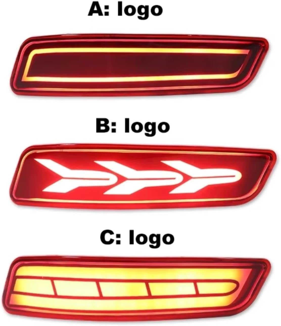 トヨタ C-HR 専用 LED リア リフレクター ZYX10 NGX50 テールランプ ブレーキランプ連動可能 面発光モデル タイプB P-390 リアバンパー ライトリフレクター ランプ Compatible With GMC For Terrain 2016-2017 リアバ