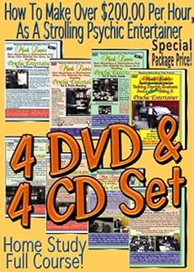 Full Home Study Course, 8 Discs! - How To Make Over $200.00 Per Hour, As A Strolling Psychic Entertainer - With Your Coach - Mark Lewis, Famous Irish Psychic!