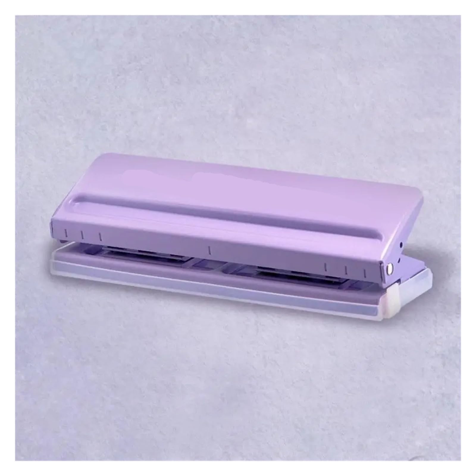 Perforatrice a 6 fori 1 punzone regolabile a 6 fori | 6 fori regolabili for A4/B5/A5/A6/A7 Capacità di 6 fogli(Pink)
