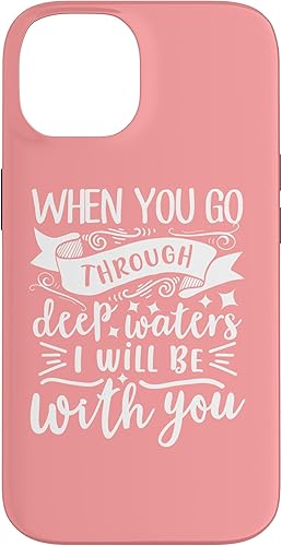 Miniatura 4 de Funda de regalo motivacional para iPhone 13 Pro Max con versículo bíblico Isaías 432