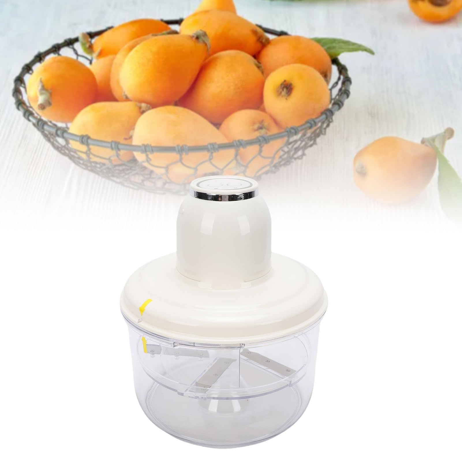 Sxhlseller Macchina Elettrica per Peeling Dell'uva, Macchina per Pelapina di Frutta Automatica Ricaricabile, Strumenti di Rimozione della Pelle di Pomodoro Ciliegia per Cucine per la Casa e (WHITE)