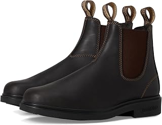 Blundstone 유니 성인용 드레스 첼시 부츠, Stout Brown.