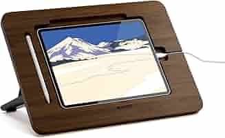 Amazon.co.jp: AFOOYO 竹製タブレットスタンド - ポータブル
