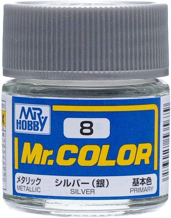 GSI Creos C8 Metallic Silver 10ml, GSI Mr. Color