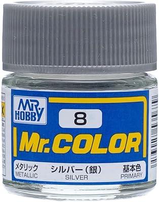 GSI Creos C8 Metallic Silver 10ml, GSI Mr. Color