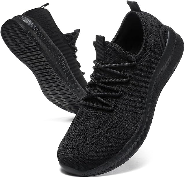 Ziitop Hommes Running Shoes Slip on Walking Sneakers pour les hommes respirant léger non-dérapant Casual Gym Tennis entraînement Mode Chaussures