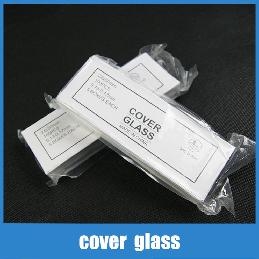 Copertura Vetro Microscopio AmScope Vetri Vetri Vetri 100 - Foto 2