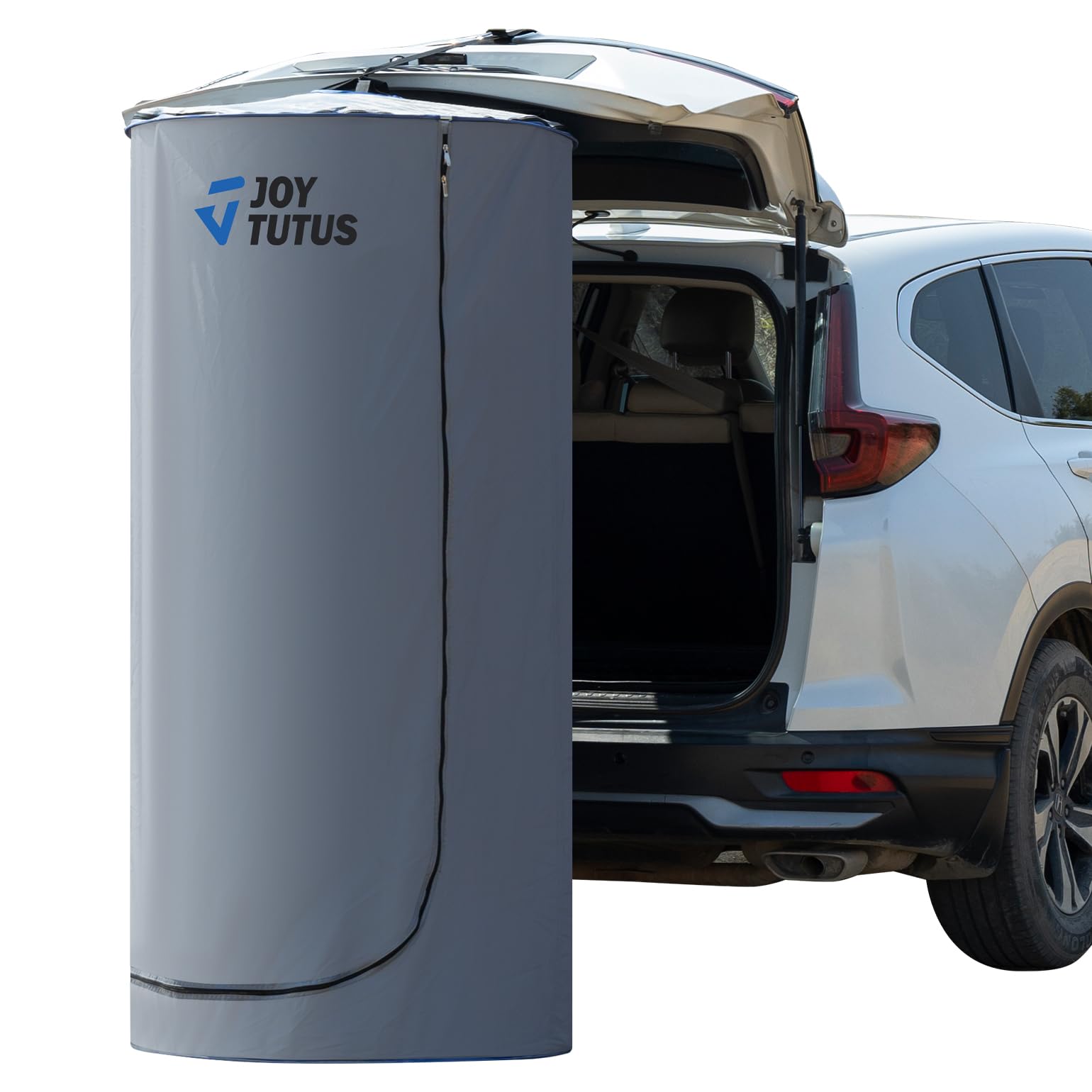 JOYTUTUS Pop-Up Car Changing Tent - Easy Set-up SUV Tailgate Privacy Tent with Suction Cups and Buckles for Beach, Outdoor Shower, Camping, Toilet, Portable Dressing Room with Moisture Barrier & Bag-image-9