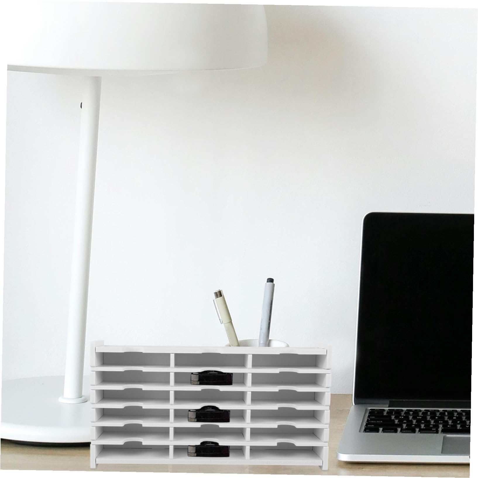 POPETPOP Scatola Porta CD Dvd Multi-scomparti Organizer Trasparente Compatta per Casa Ufficio Protezione da Polvere e Graffi
