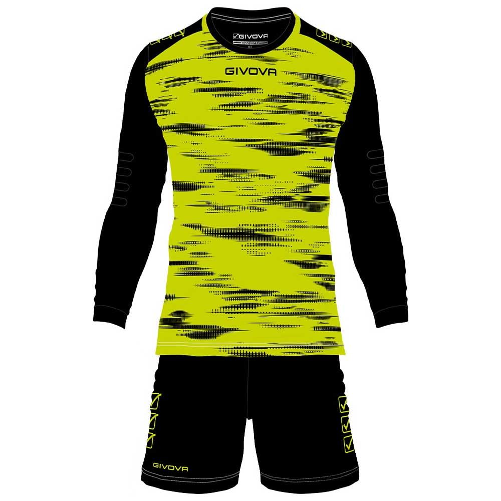 KIT Portiere DIFESA Giallo Fluo/Nero Tg. M
