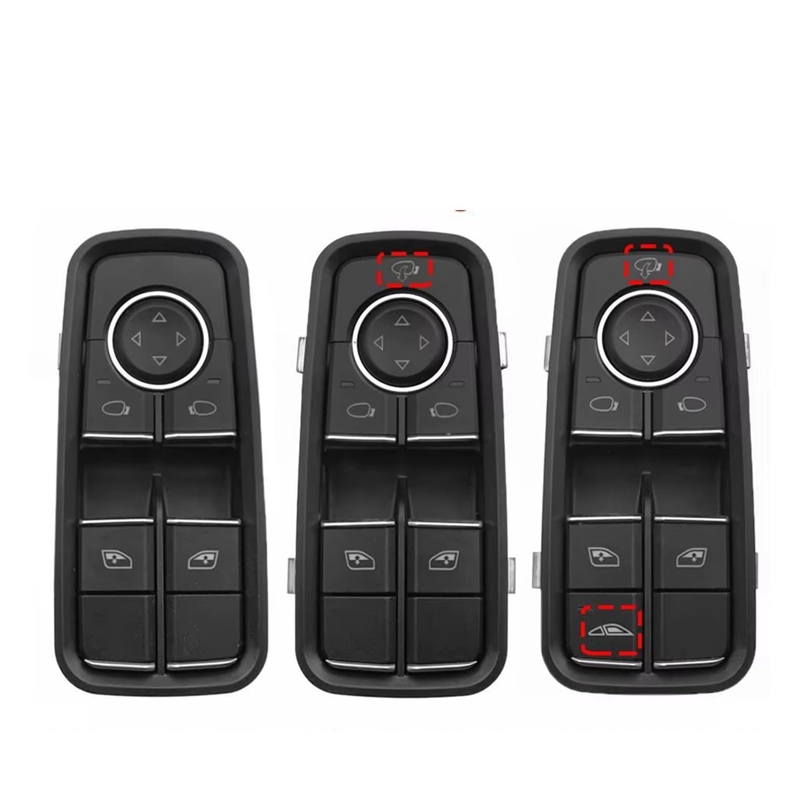 Per 911 991 718 Per Boxster Per Cayman 981 982 2012-2021 99161315102 99161315502 99161315702 Master Power Window Control Switch Pulsante Commutazione Specchietto Retrovisore(General)