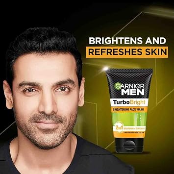 Garnier Men TurboBright Face Wash, 100 Gram