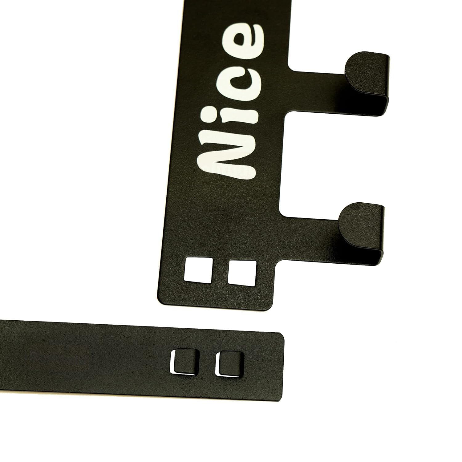 MiniPy Heavy Duty CarbonMetal Over Door Hanger for Cloths, Drill Free Door Hanging Hooks Suitable for Bathroom, Bedroom, Kitchen | Scarf, Coat, Towel Holder Carbon Steel (Pack of 1) - Image 3 thumbnail
