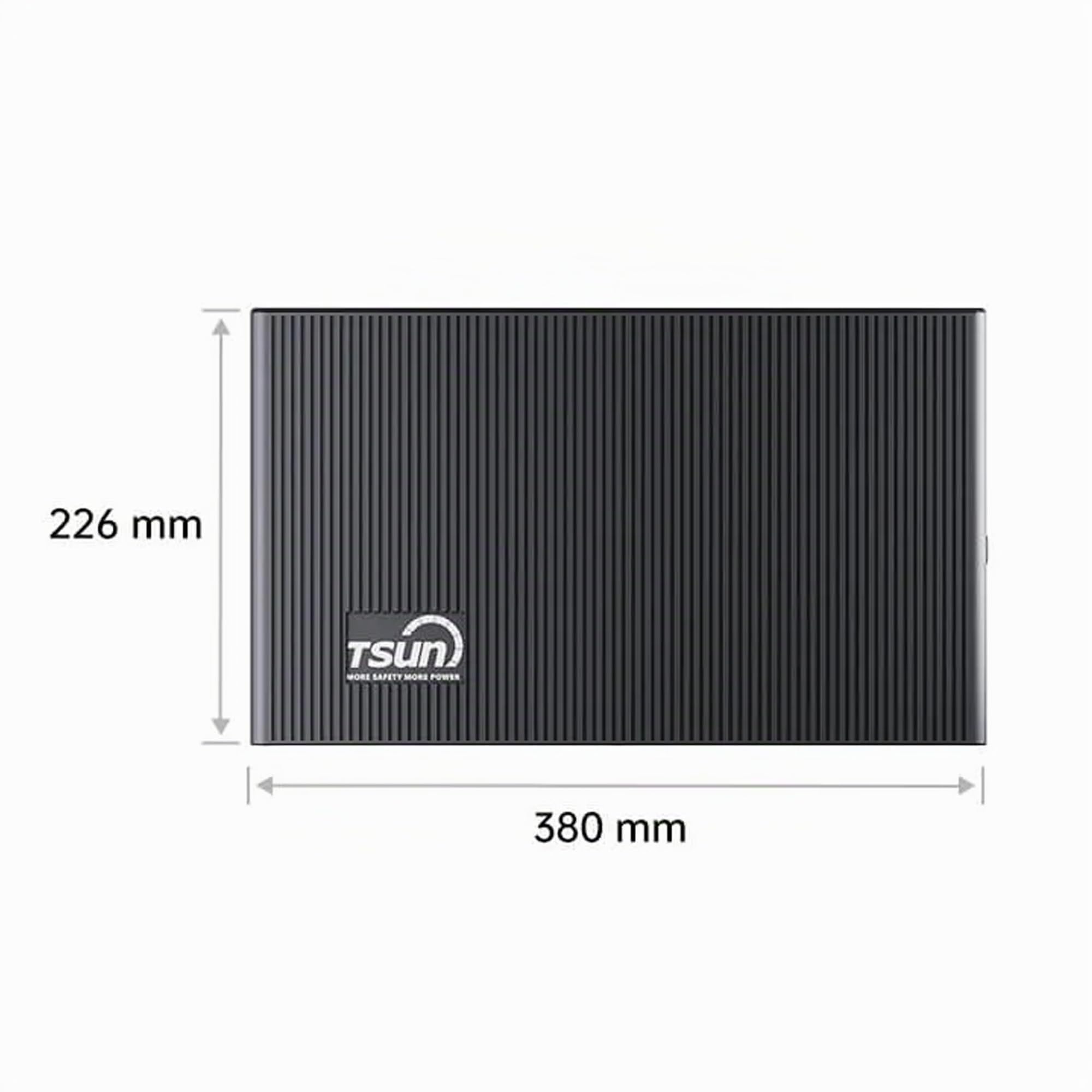 TSUN SOLARCAN TSOL-DCU2000Lite 2 kWh DC Solarspeicher LiFePO4, IP65, 2400 W PV Eingang, DC-gekuppelte Batterie für Balkon, Dach & Haus, Solarakku