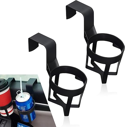 Pack-2 - Portavasos para automóvil de 2.67 x 2.75 pulgadas, impermeable y resistente a los arañazos, portátil, accesorio de almacenamiento