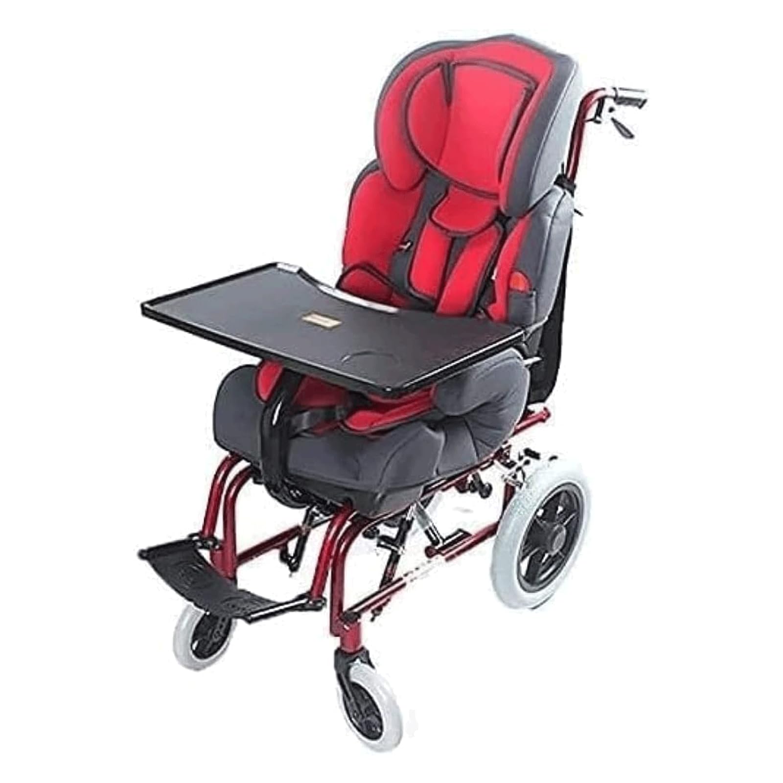 Wózek inwalidzki Rolstoel Handmatige kinderrolstoel met eettafel Rolstoel Handduw Opvouwbare rolstoel Transportrolstoelen wygodne