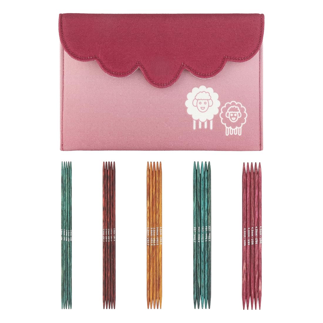 KnitPro Dreamz Starter Double Pointed Needle Set 6" (15cm) | 5 Sizes (2mm to 4mm)