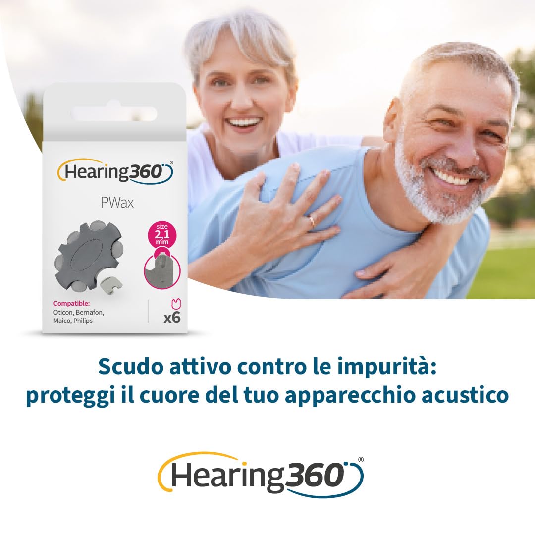 ProWax Filtri Paracerume per Apparecchio Acustico OTICON-BERNAFON-MAICO proteggono gli Apparecchi Acustici dal Cerume, protezione filtro di ricambio per cerume… (30)
