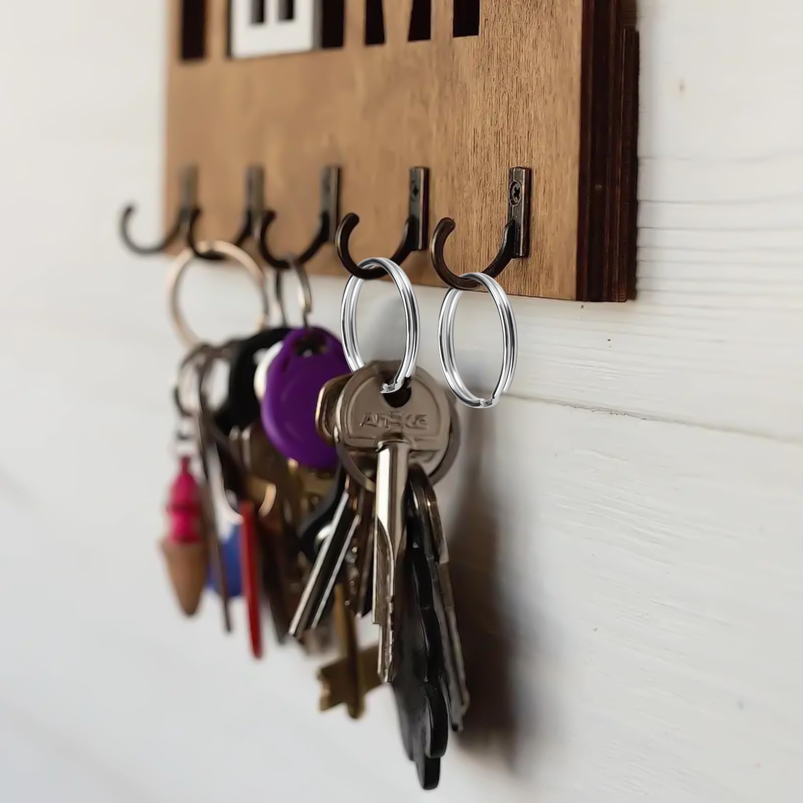 Sleutelringen – 30 Mm – Ringen – Sleutelhanger Ringen – 50 Stuks – Zilver