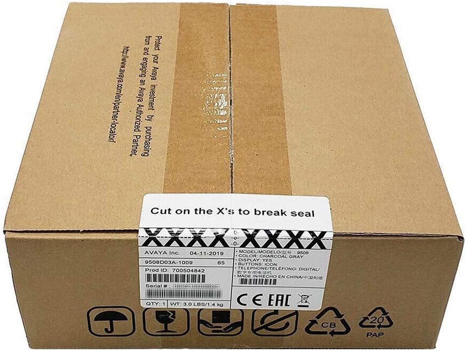 Avaya 9508 Digital Phone packaging box