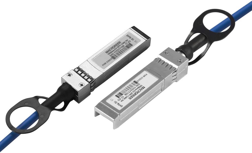 10G SFP+ DAC Twinax Cable (Compatible with Ubiquiti UACC-DAC-SFP10-5M), Passive Direct Attach Copper, 5m 16.4ft SFP+ to SFP+ DAC,Blue