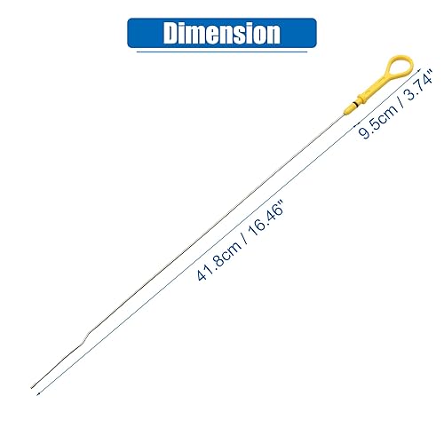Miniatura 7 de uxcell Varilla de medición de aceite de motor de nivel de líquido de aceite de motor para Mazda Miata Base LS SE 1.8L L4 Gas 2000-2002 No.LFE210450D