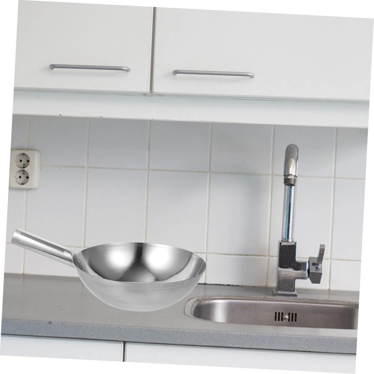 ABOOFAN Suppenkelle Robustes Küchenzubehör Edelstahl und Dicker Konstruktion mit Langem Griff Multifunktionale Wasserkelle für Zuhause für Haushalt und Küche