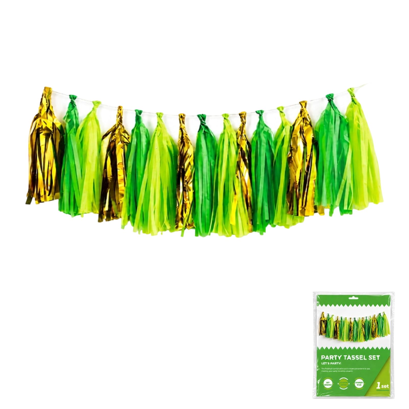 VRTEJPL Doorway Garland, 15 Fringe Pieces on String for Backdrop Styling, Wall Decor, and Party Table Displays Fringe Backdrop Wall Doorway Dessert Table Celebration Event Display
