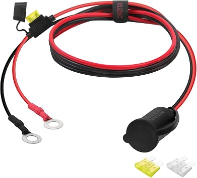 CUZEC 14AWG 2ft / 0.61m Adapter Plug Socket with Eyelet Terminal