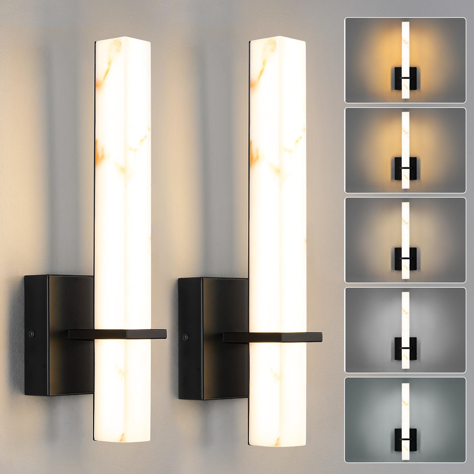 Photo 1 of Linour Modern LED Wall Sconces Set of 2