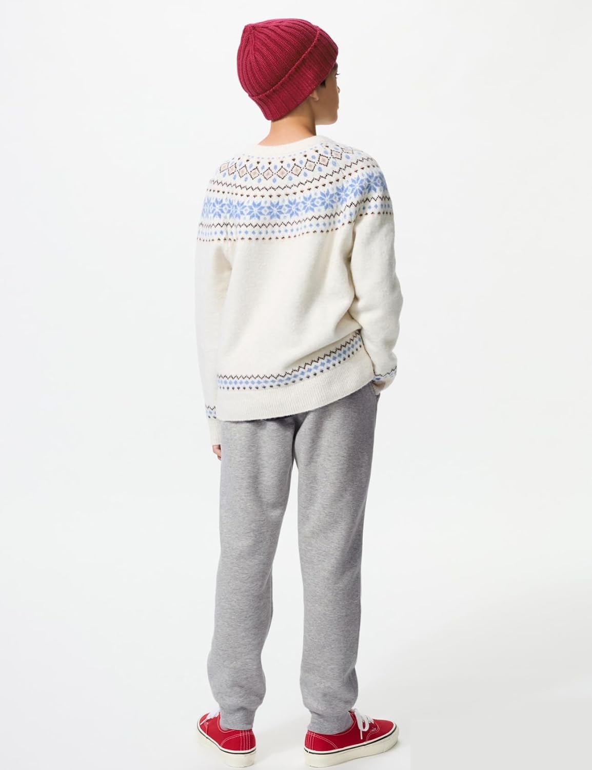 Flygo Boys Girls Fleece Pants Sherpa Lined Sweatpants Athletic Joggers Winter Warm Unisex Kids Active Pull-On Pants