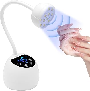 CGBE Mini UV-Lampe für Nägel mit Smart Auto-Sensor & 4 Modi für Salon Hause