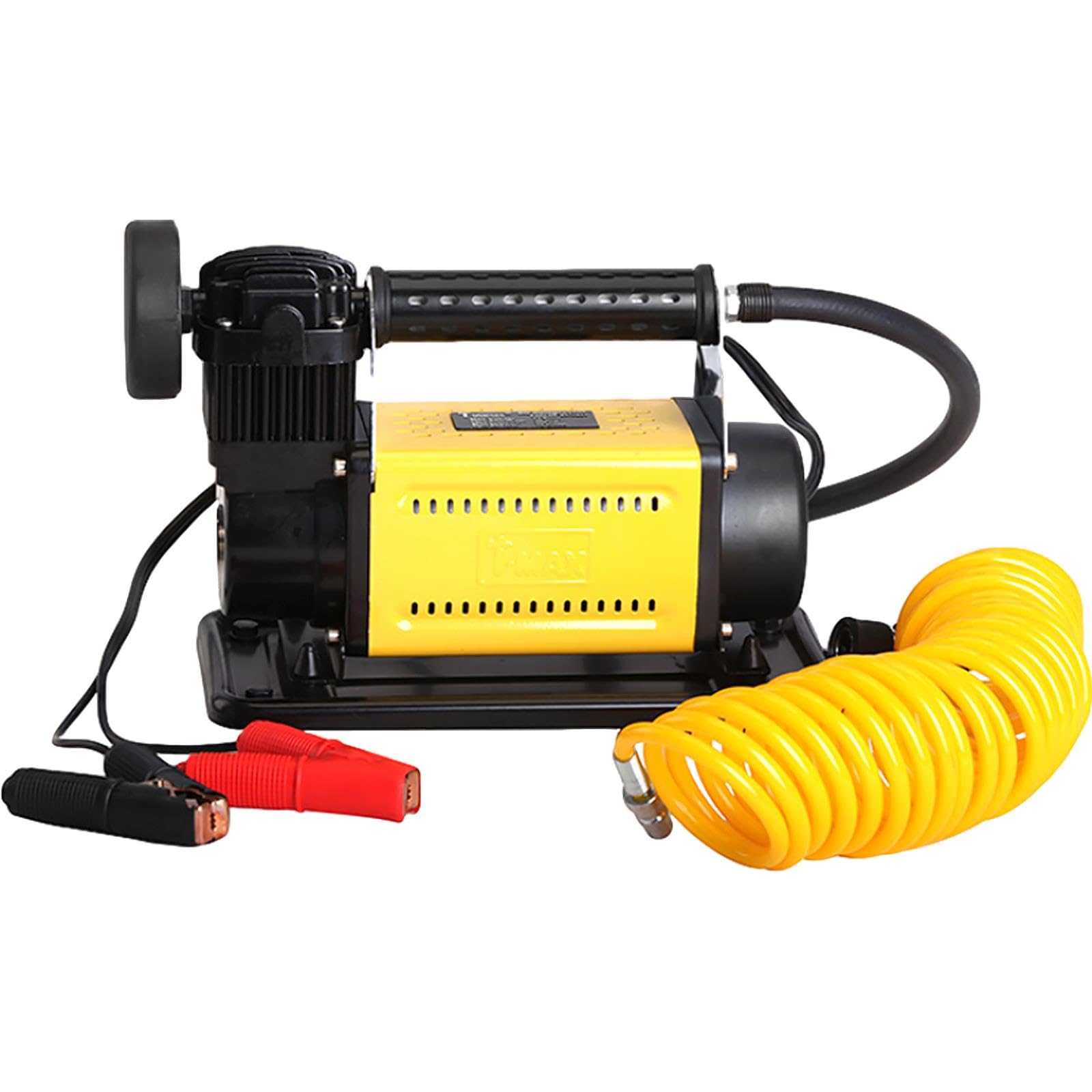 T-MAX Luftkompressor-Reifenpumpe, 72 l/min, 12 V, für Geländewagen, Lieferwagen, LKW