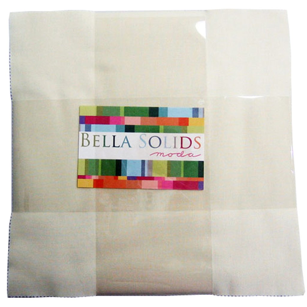 Amazon.com: Moda BELLA SOLIDS SNOW Layer Cake 10