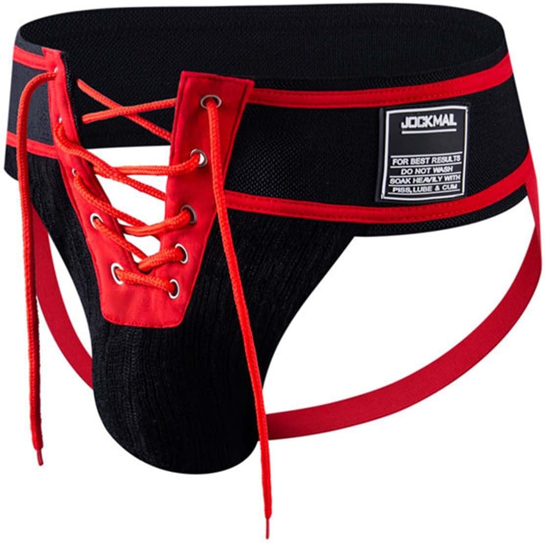 Men's Lace Up Jockstrap Underwear Pouch Open Back Briefs