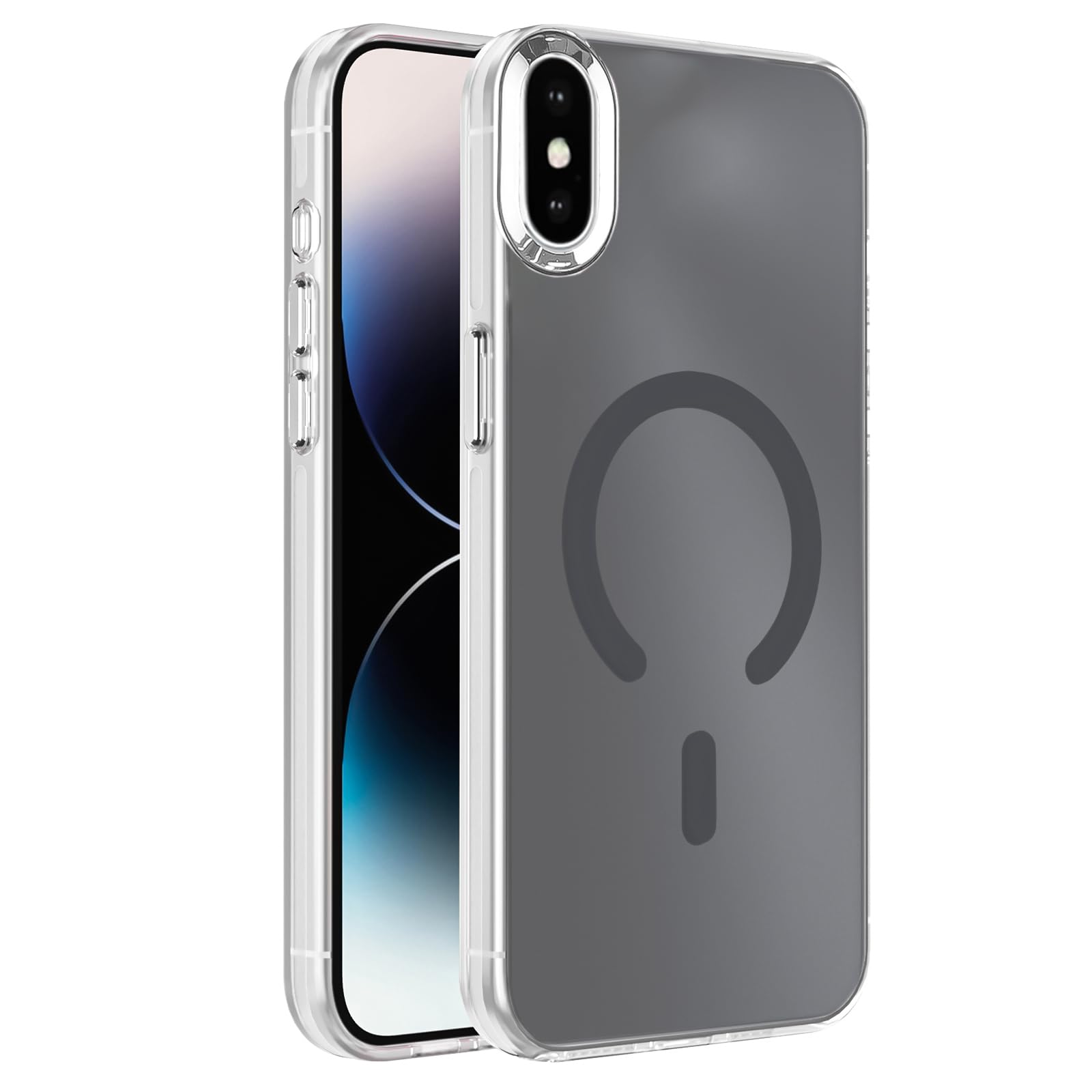 Dl3 Mobilak Case For iPhone X/iPhone XS Case Crystal Clear [Not Compatible with MagSafe] Soft TPU Gel Case Flexible Silicone Anti-Scratch Transparent TPU Cover