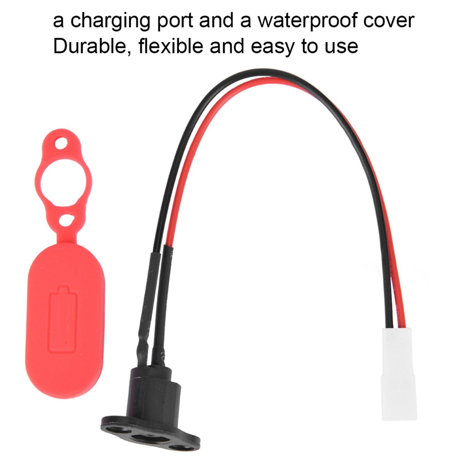 Bediffer Silikonowy Port ładujący wodoodporność M365 Electric Scooter Akcesoria Protect Protect Monitor Deszcz dla Jeźdźców na Zewnątrz