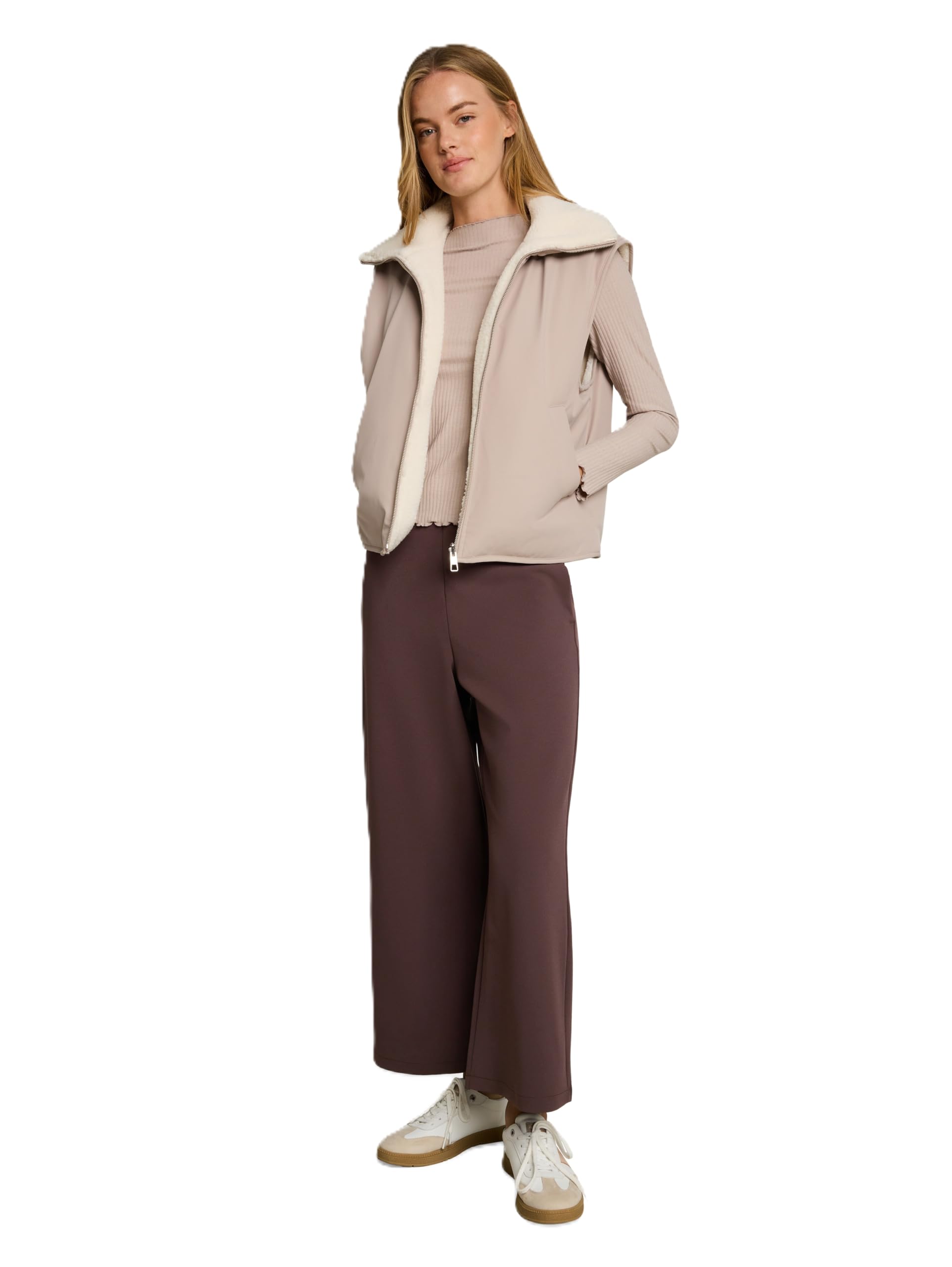 Tom Tailor Damen High Waist Culotte Hose 1042304