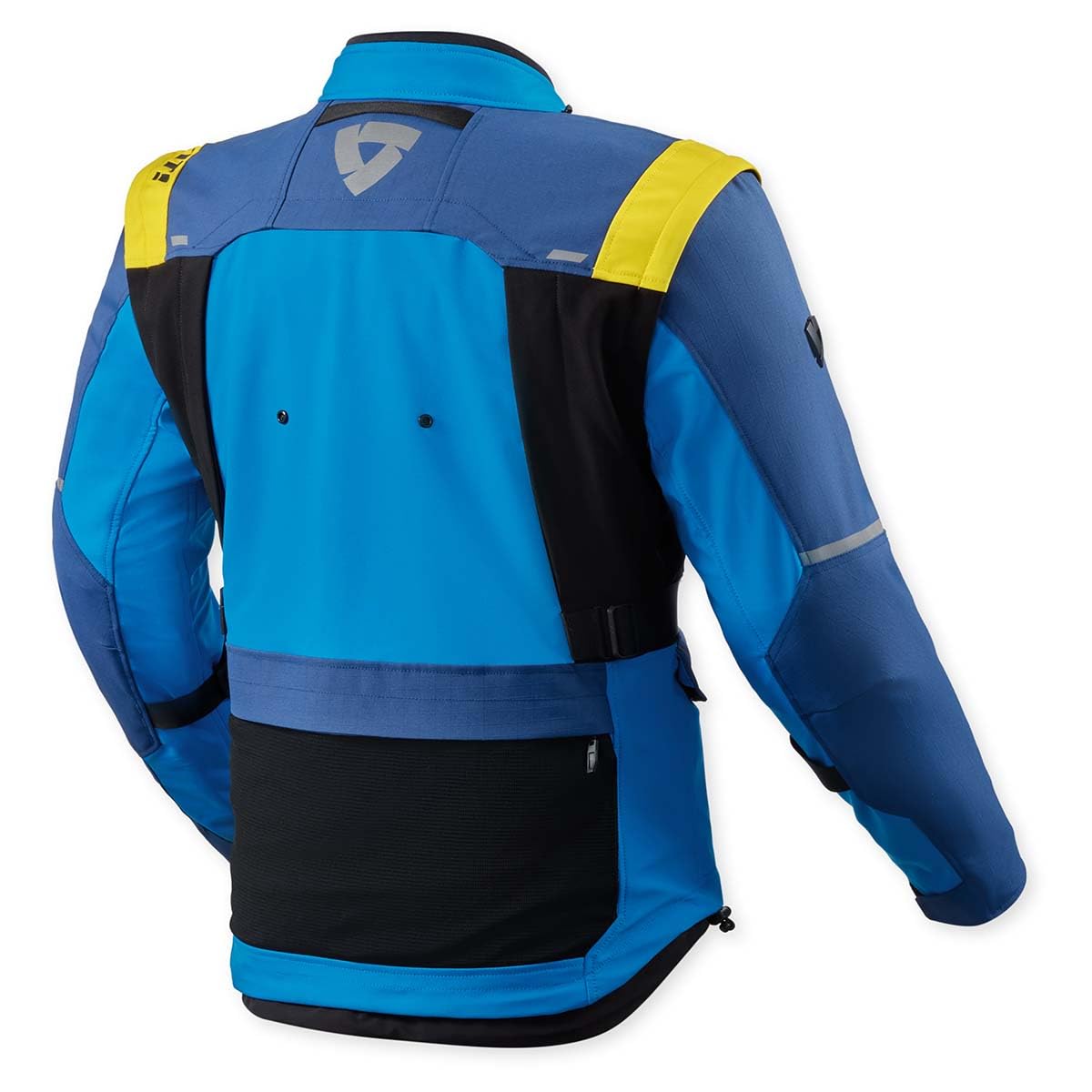 Revit Offtrack 3 H2O Wasserdichte Motorrad Textiljacke, Herren, Blau, 2XL
