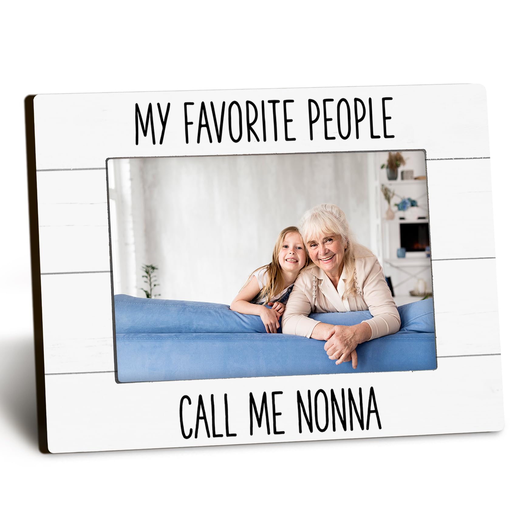 My Favorite People Call Me Nonna 4x6 Picture Frame, Nonna Gifts for Grandma Photo Frame, Gifts for Nonnas Mothers Day from Grandkids, NonnaGift Picture Photo Frames for Desk Decor