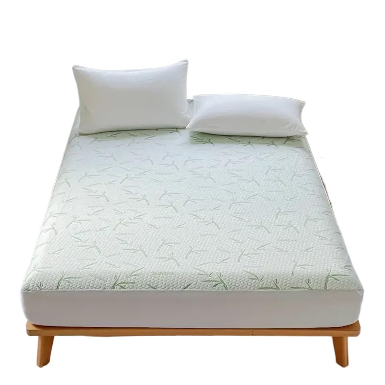 1 Funda de colchón Impermeable (sin Almohada), Ajustable, Transpirable y refrescante para ColchóN(140x190x30cm)