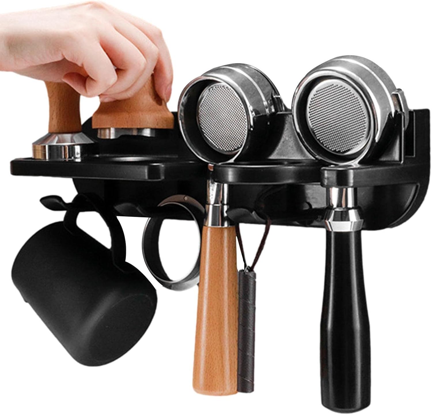 naixue Portafilter Holder Wall Shelves Coffee Storage