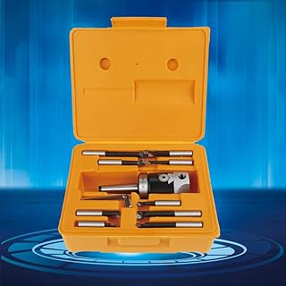 Boring Head, MT2 -M10 Boring Head Boring Bar Set, Milling Machine Accessories with 9pcs 12mm Boring Bars Durable for The Milling Machine