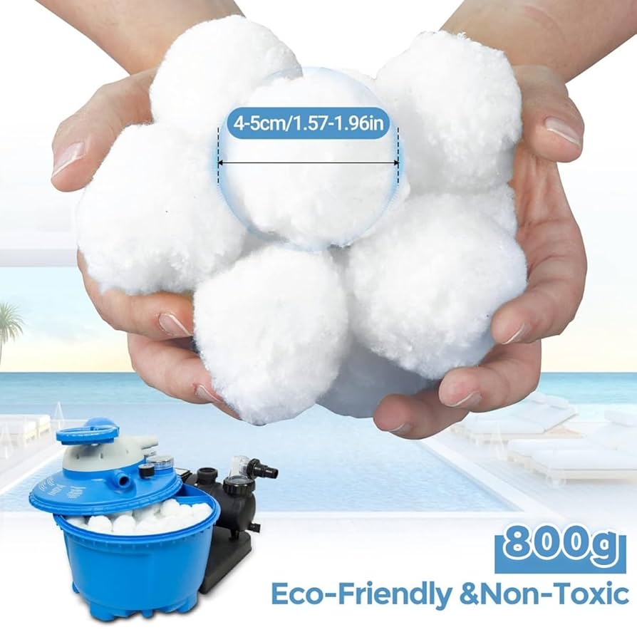 Pool Filter Pump Swimming Pools Filter Balls Set Portable Wet Dry Cotton Canister Clean Fish Tank Material Purification Tools Filter Water Fiber Pool Sand