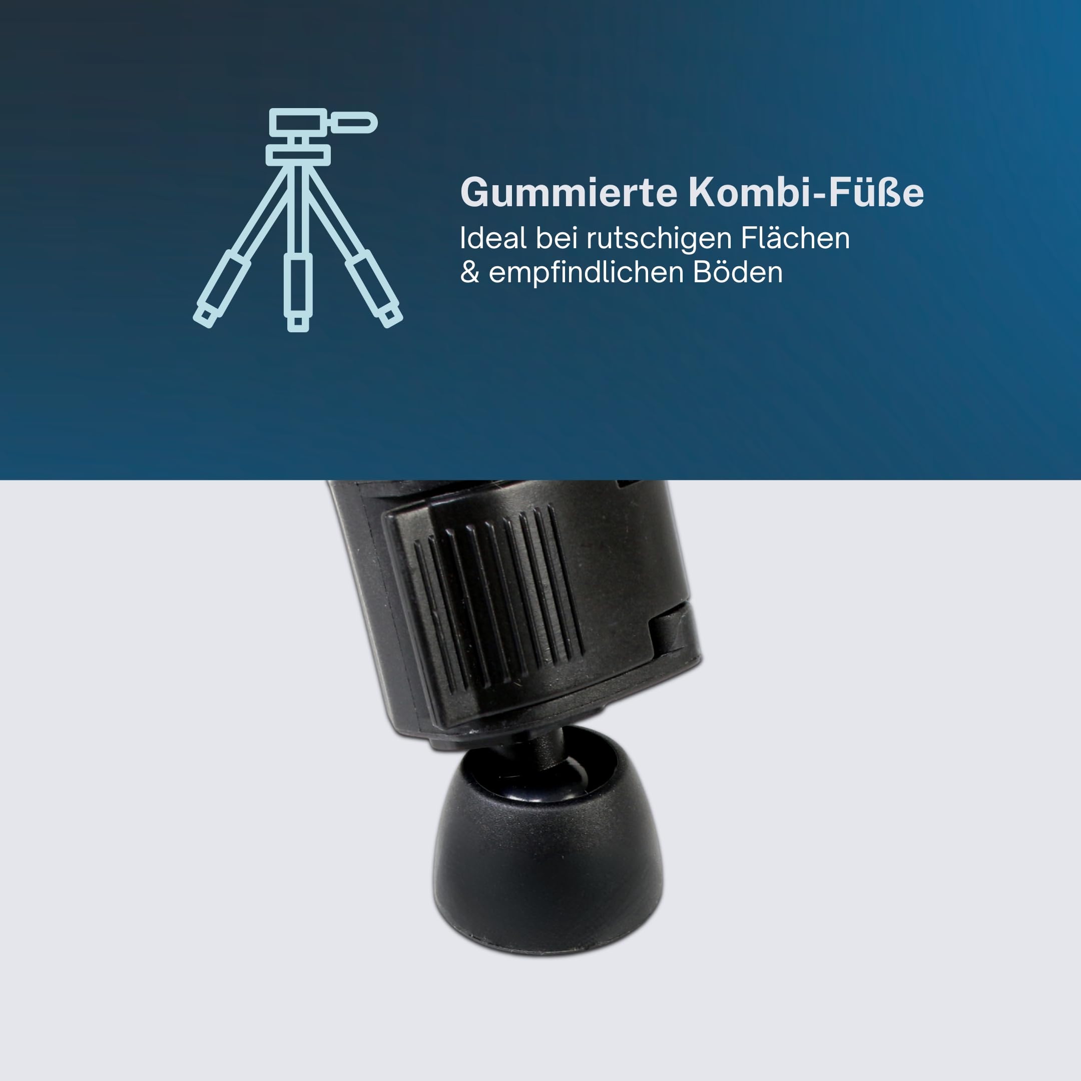 Kurbelstativ 173 cm – Stativ für Laser höhenverstellbar , Laserstativ für Kreuzlinienlaser oder leichte Rotationslaser mit Kurbelhub, Baustativ 5/8 Zoll & 1/4 Zoll Gewinde Adapter