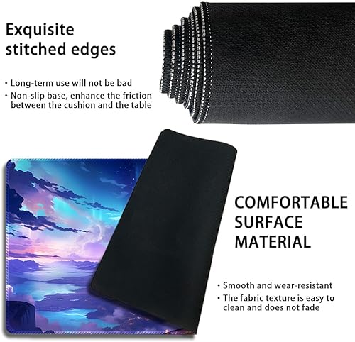 Miniatura 136 de Tapete de juego MTG cosido de alta calidad con zonas y parte trasera de goma antideslizante, tapete de juego TCG para MTG y otros juegos de cartas