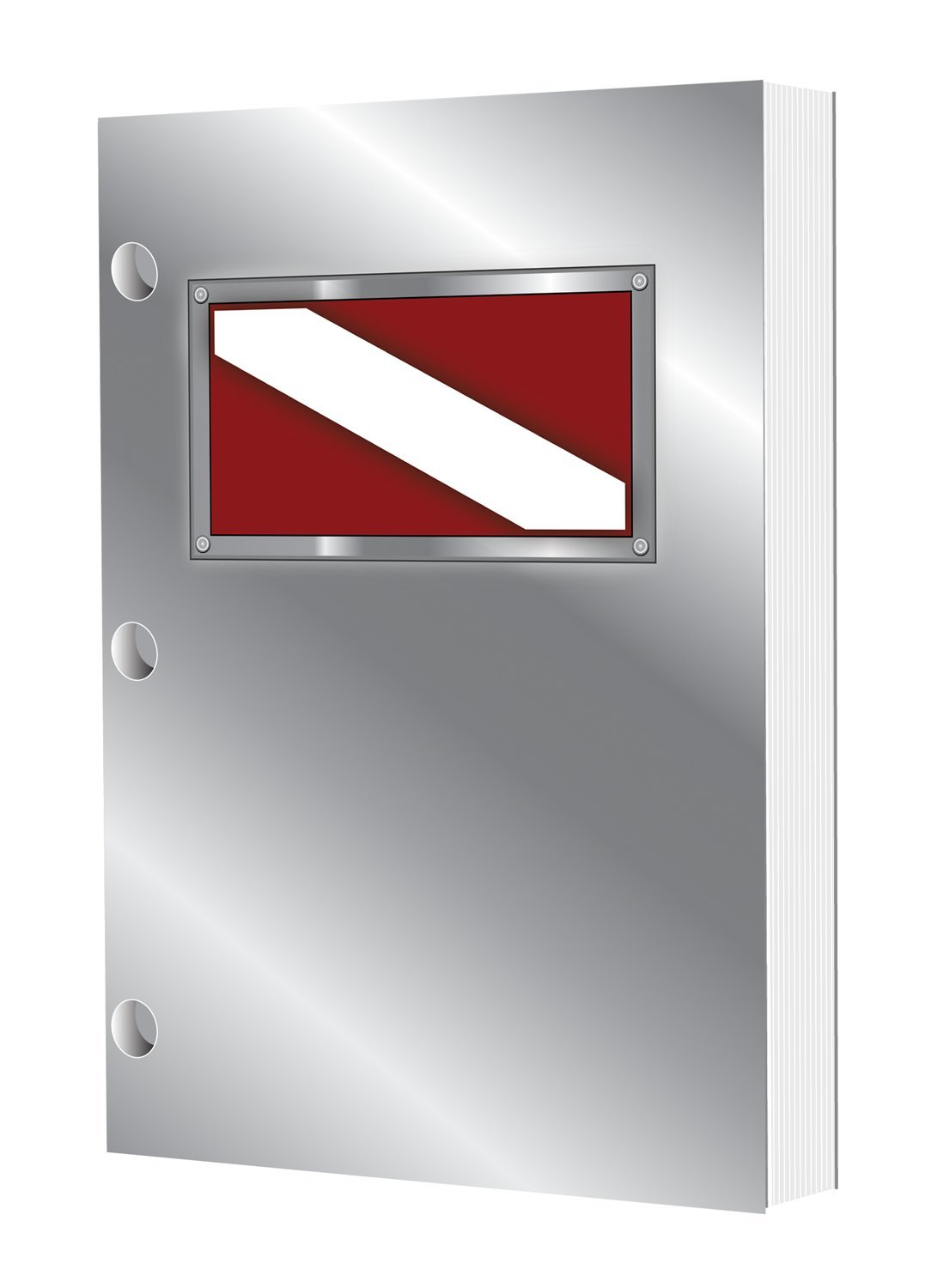 Scuba Diving Log Book - Red Dive Flag