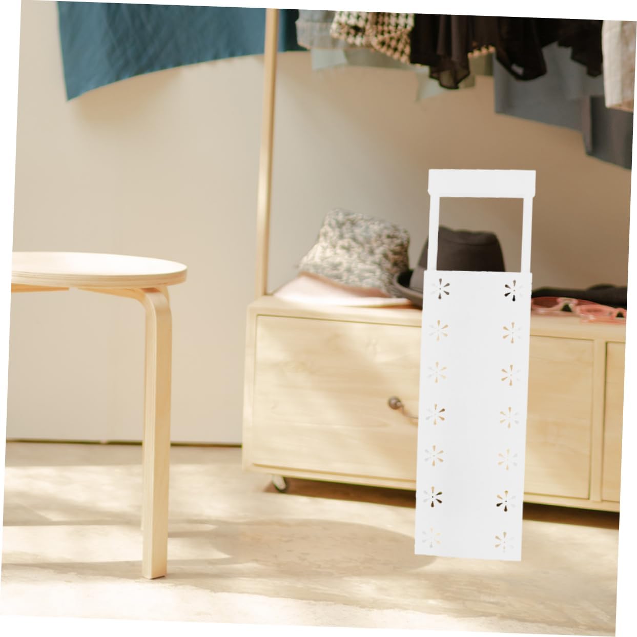 3pcs Closet Shelf Rack Wardrobe Expandable Shelf Tension Easy Install Home Organization