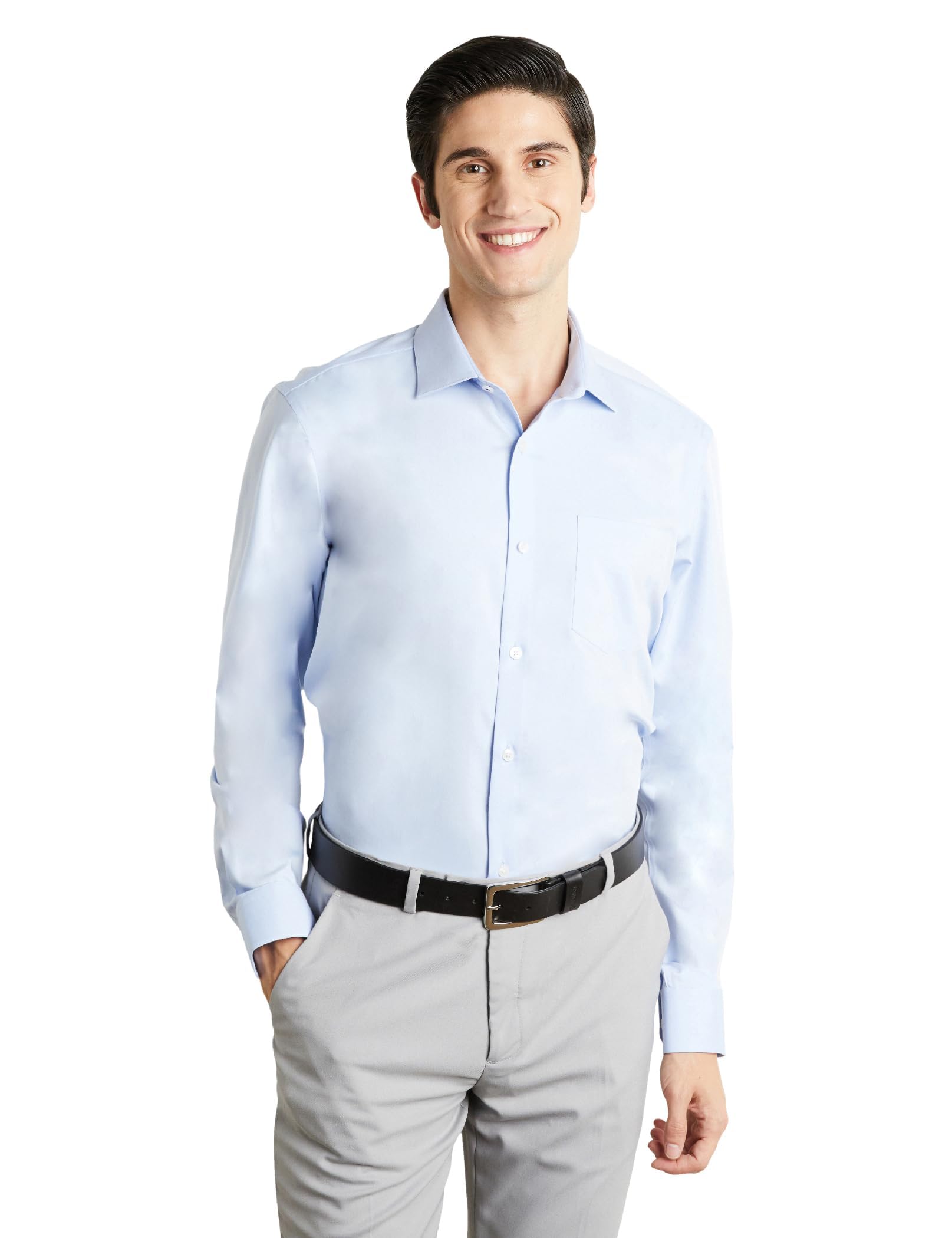 Symbol PremiumMen's Cotton Non-Iron Formal Shirt (Regular Fit | Solid)